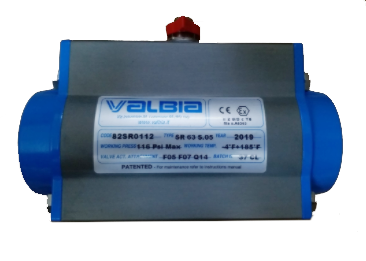 Actuator khí nén, bộ truyền động khí nén Valbia SR63