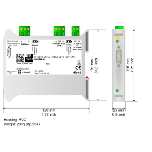 Bộ chuyển đổi giao thức HD67212 ADFweb