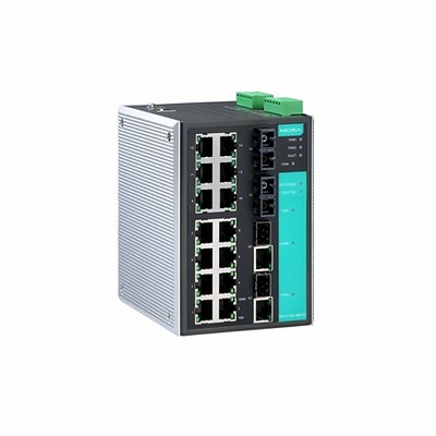 EDS-518A-SS-SC  Industrial Gigabit Managed Ethernet Switch MOXA