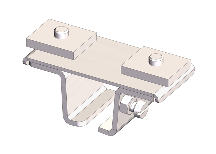 HANGER CLAMP V4A TRACK SUPPORT BRACKET STAINLESS V2A CONDUTIX