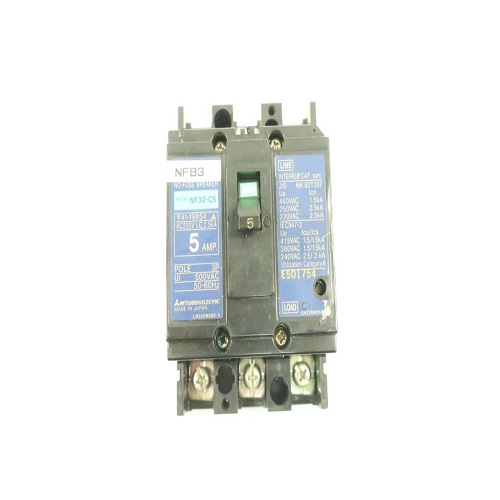 nf30-cs no-fuse circuit breaker 3 amp 2 pole ngắt mạch Mitsubishi Vietnam