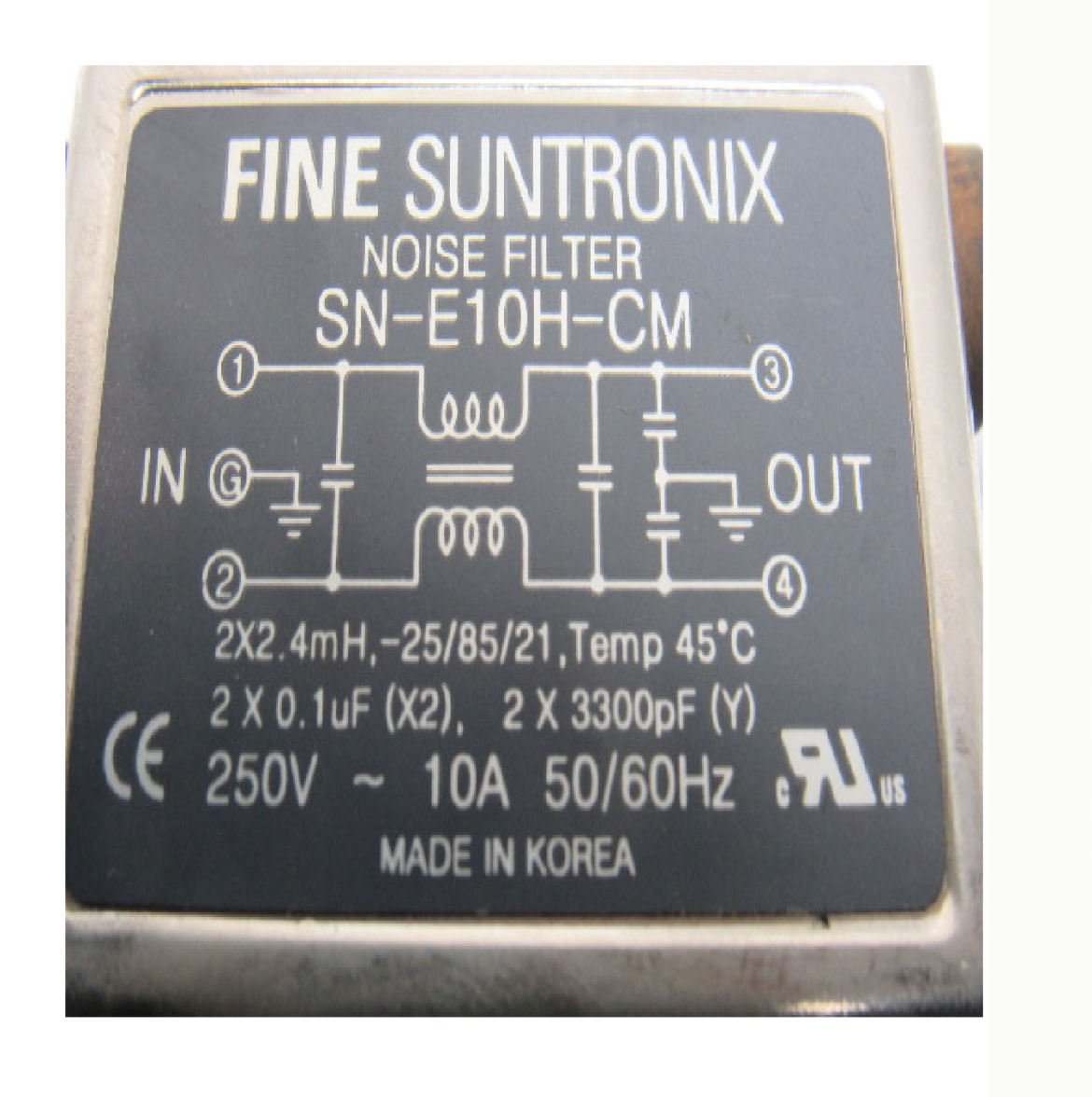 Lọc nhiễu Noise Filter SN-E10H-CM Fine Suntronix Vietnam