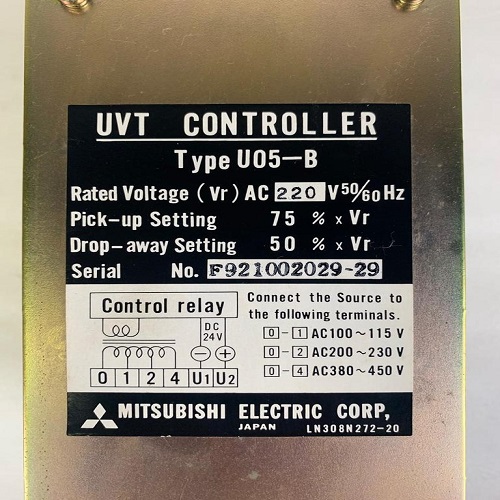 u05-b uvt controller 110v 50/60hz bộ điều khiển Mitsubishi